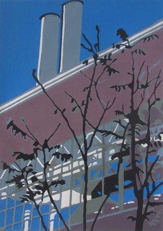Linoldruck – AXA